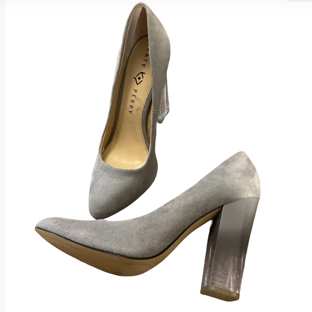 Katy Perry Collections Elegant Gray Heels - Picture 1 of 7